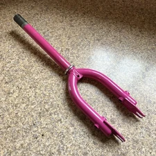 Vintage 1980s Mongoose Miniscoot Blue Forks Old School BMX Scooter 12” freestyle