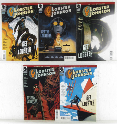 LOBSTER JOHNSON: GET THE LOBSTER #1-5 * Dark Horse Comics Lot * 2014 #16-20