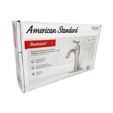 American Standard Rumson Single Handle Bathroom Faucet Brushed Nickel Push Drain