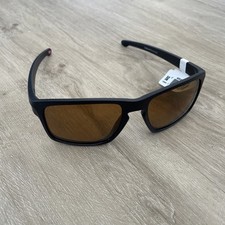 OAKLEY Sliver POLARIZED Sunglasses Matte Black/Bronze NEW OO9262-08 RARE