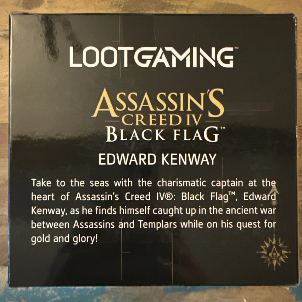 Assassins Creed IV черный флаг трофей ящик игровой фигурки статуэтка новый в коробке Эдвард Кенуэй - Изображение 3 из 4