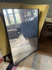 Mirror With Black Metal Frame
