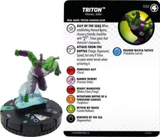 Marvel Heroclix Fantastic Four Uncommon : Triton - 032