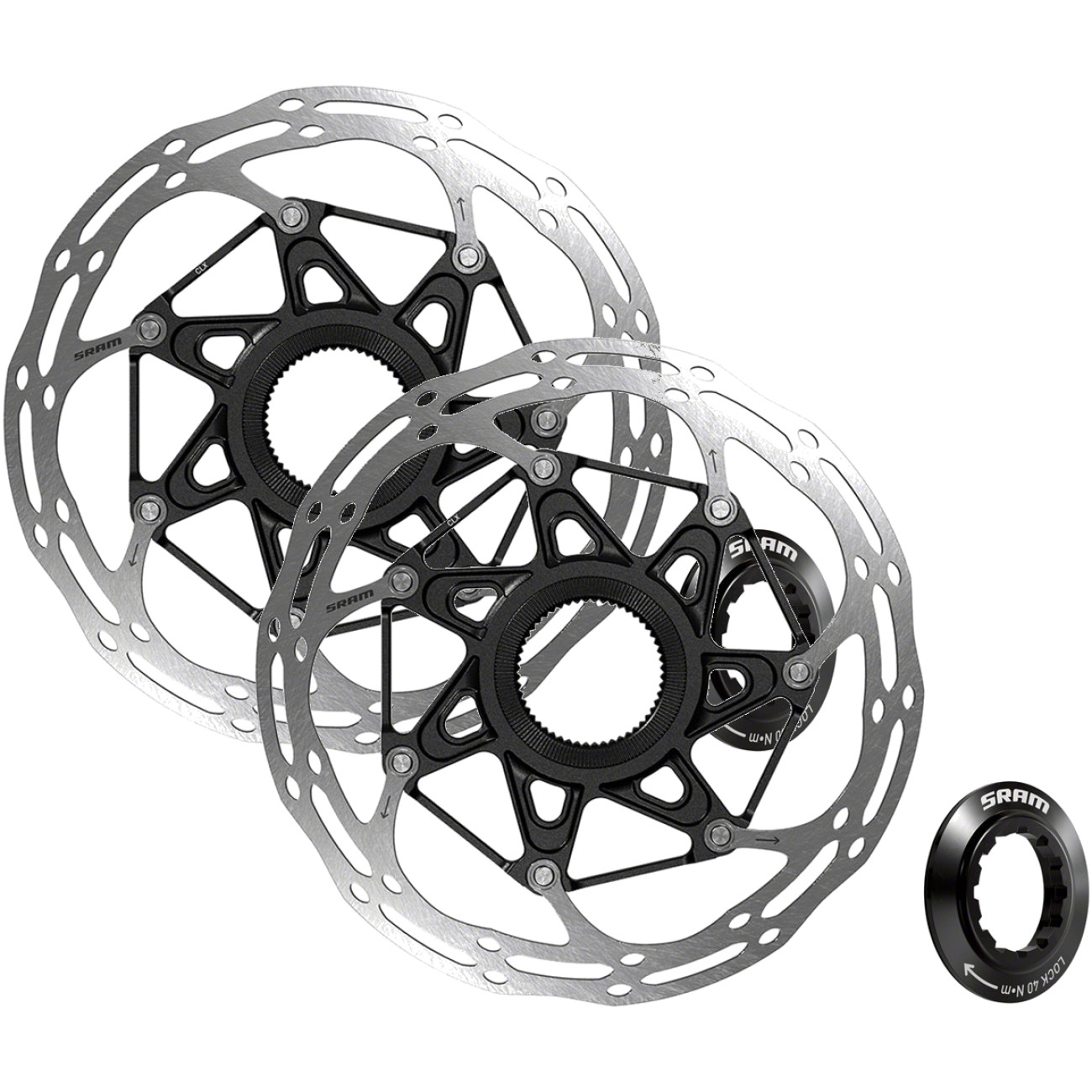 SRAM CenterLine X 140mm Disc Brake Rotors Bundle Two-Piece Alloy Steel 25490₽