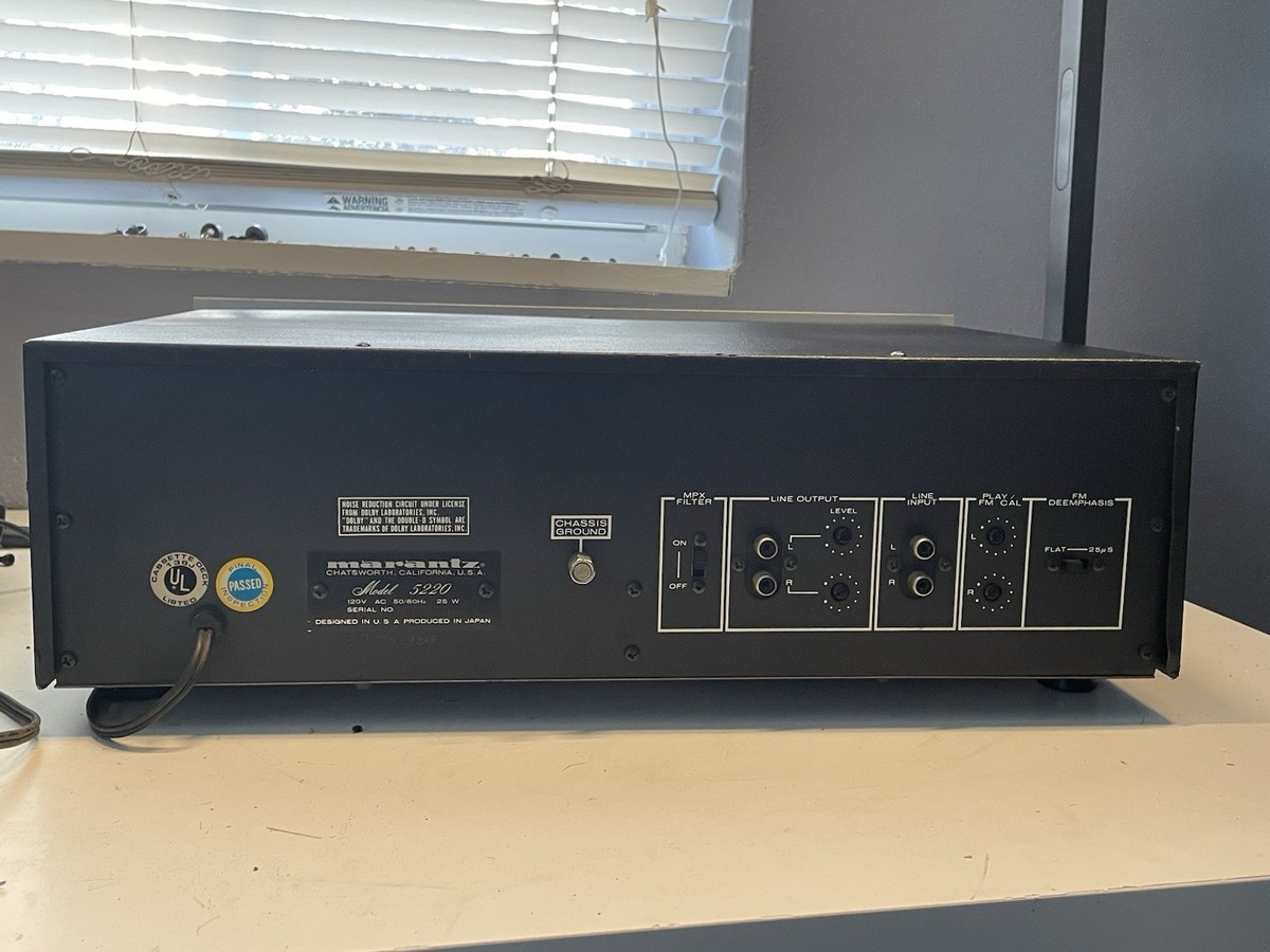 希少 Marantz model5220 ヴィンテージ カセットPR1977年製 MARANTZ