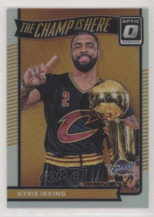 2016 Panini Donruss Optic The Champ is Here Holo Silver Prizm Kyrie Irving y8a