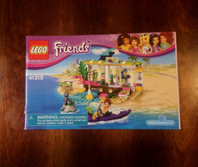 LEGO FRIENDS: Heartlake Surf Shop (41315) W/INSTRUCTIONAL MANUAL 100% COMPLETE
