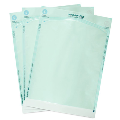 maxill steri-sox Self Sealing Sterilization Pouches, 9.75'' x 12.75'', 200/Box