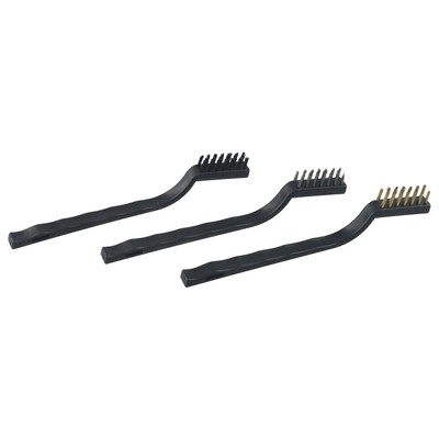 Brandneu Drahtbürste Handwerkzeuge Zuhause Industrie Mini Nylon Kunststoffgriff
