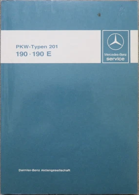 Mercedes 190 / 190 E Typ 201 Service Prospekt Brochure 12/1982, 256 Seiten (WF) - Bild 1 von 4