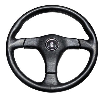 NARDI Gara 3 Leather Steering Wheel Black JDM Euro Porsche BMW VW