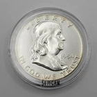 1954-P 50c PROOF CAMEO Franklin Half Dollar 1/2 90% Silver Coin Benjamin