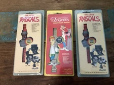 Set Of 3 . Vintage 1986 LEWCO Watches 2 Little Rascals Buckwheat & 1 Jetsons NOS