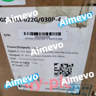 1PC Brand New Invt GD200A-022G/030P-4 inverter Fast shipping via FedEx or DHL*Y