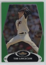 2008 Topps Finest Green Refractor /199 Tim Lincecum #7 0ba6