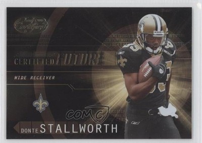 2002 Leaf Certified Future Donte Stallworth #CF11 Rookie RC 0c0