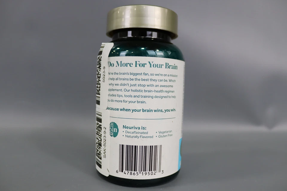 Neuriva Plus Brain Health Vitaminas B12 y B6 Fresa 50ct Exp. 31/03/2026 Foto 4 de 4