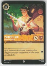 Prince Eric - Noble Swordsman 8/204 Common Wilds Unknown Lorcana Near Mint