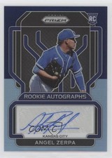 2022 Panini Prizm Rookie Blue & Carolina 5/25 Angel Zerpa #RA-AZ Auto 0c2