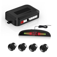 Car Reverse Backup Sensor Universal Parking Sensors For Car With 4 Rear Black