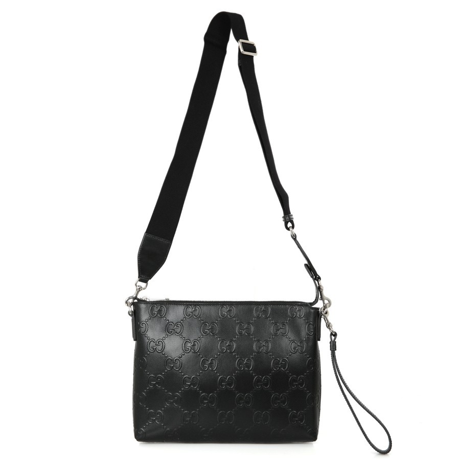 Gucci Jumbo GG Crossbody Bag Black Clutch 696009 | eBay