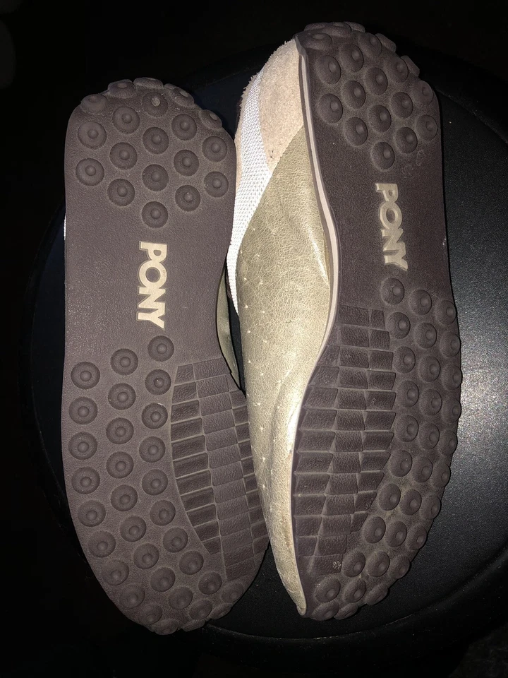 OFERTA Retro PONY Zuma Cuero Gamuza Tostado Marrón Parte Superior Baja Tenis Zapatos Para Mujer Talla 7” Foto 3 de 4