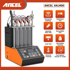 ANCEL ANJ400 Car Ultrasonic Fuel Injector Cleaner&Tester Machine Upgrade AJ400