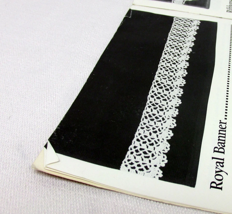 ASN Crochet Towel Edgings 1130 from 1992 Crochet Pattern Booklet Sandy Scoville - Image 3 of 3