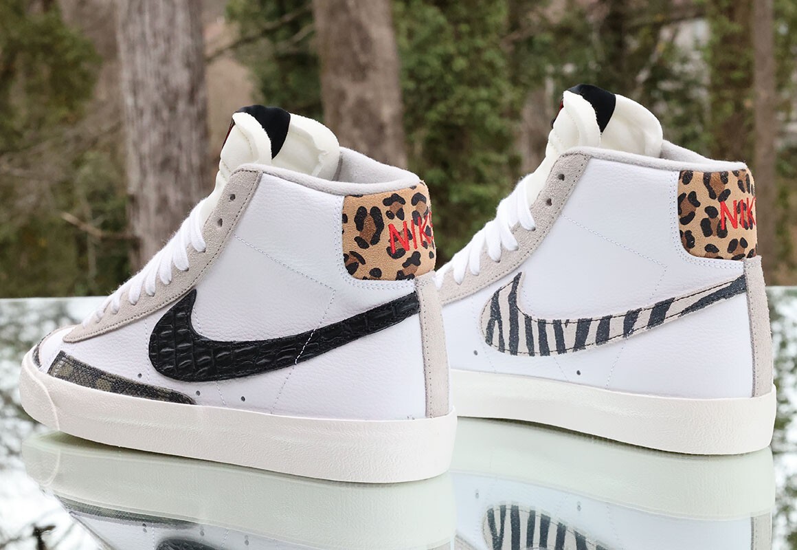 Nike Blazer Mid 77 Vintage Animal Pack Men's Size 10.5 White Nike Blazer Mid 77 Vintage Animal Pack Men's Size 10.5 White
