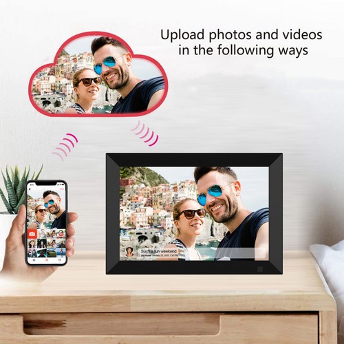Premium 10" WiFi Photo Frame - 16GB Memory, ABS Material & Memories Slideshow - Picture 9 of 15