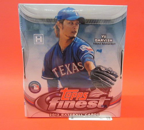 2012 Topps Finest Baseball Factory Sealed Hobby Box  AUTO or RELIC CARD PER BOX - Picture 2 of 4
