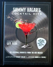 AUTOGRAPHED SAMMY HAGAR'S COCKTAIL HITS NEW SIGNED UK BOOK 2022 VAN HALEN