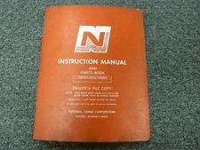 National Crane Series 2 Truck Mounted Crane Parts Catalog Operator Manual xz