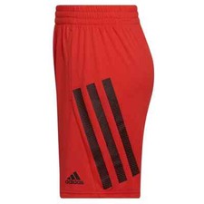 NEW Adidas Big Boy's 3-Stripe Shorts, RED, Size LARGE 14-16 , Free Ship