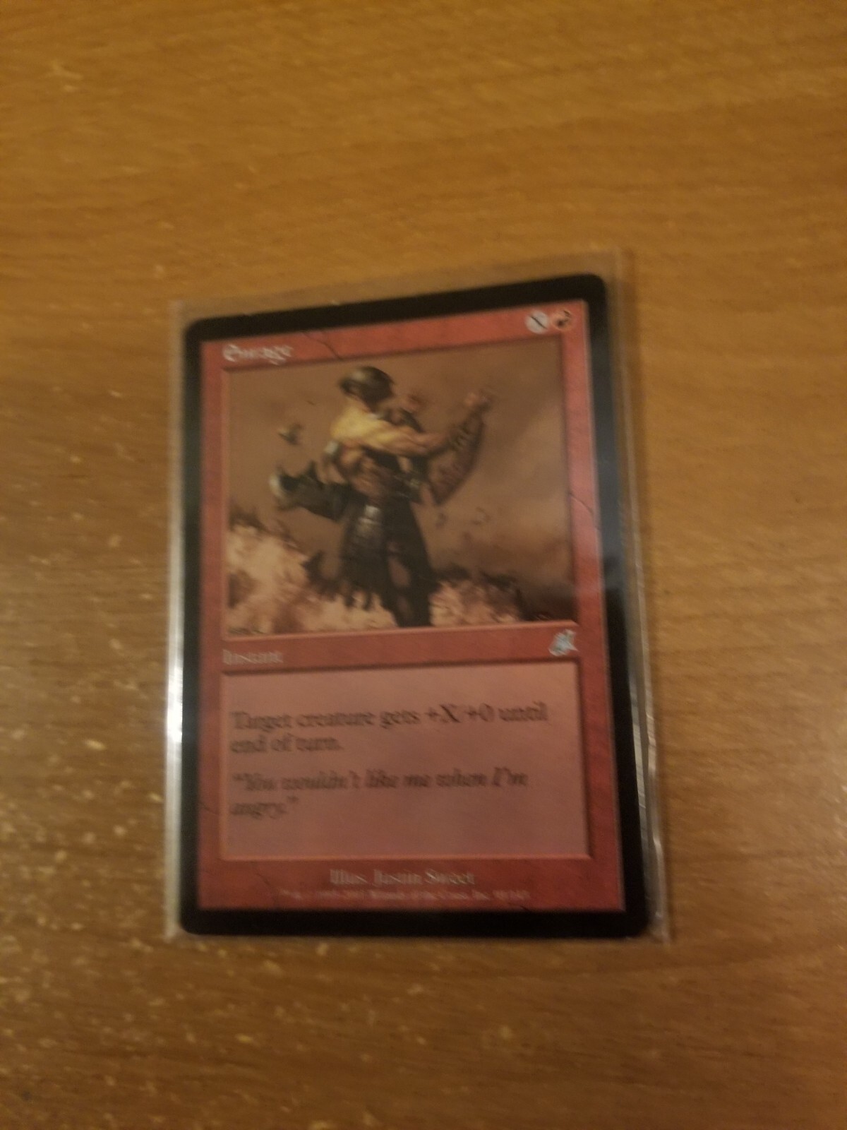 MAGIC THE GATHERING UNCOMMON SCOURGE ENRAGE LIGHTLY PLAYED