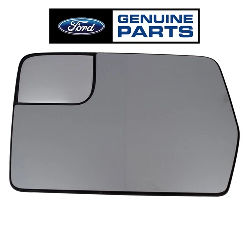 LEFT Driver Side View Mirror Glass w/Power 2011-2014 FORD F150 BL3Z17K707D OEM