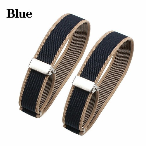 2pcs Adjustable Shirt Sleeve Garter Strap Arm Band Sleeve Cuff Holder Armband - Picture 7 of 11