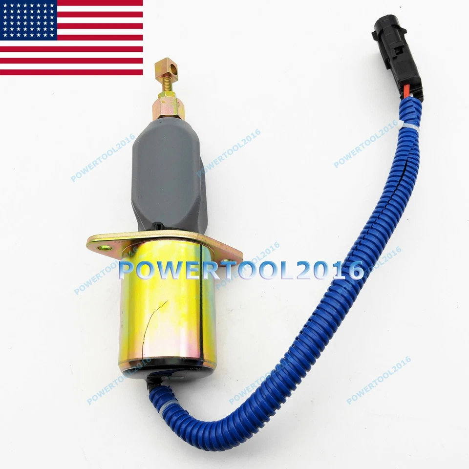 New 12V Shut Down Solenoid for Ford F700 F800 3934974, SA-4026-12 - Image 2 of 3