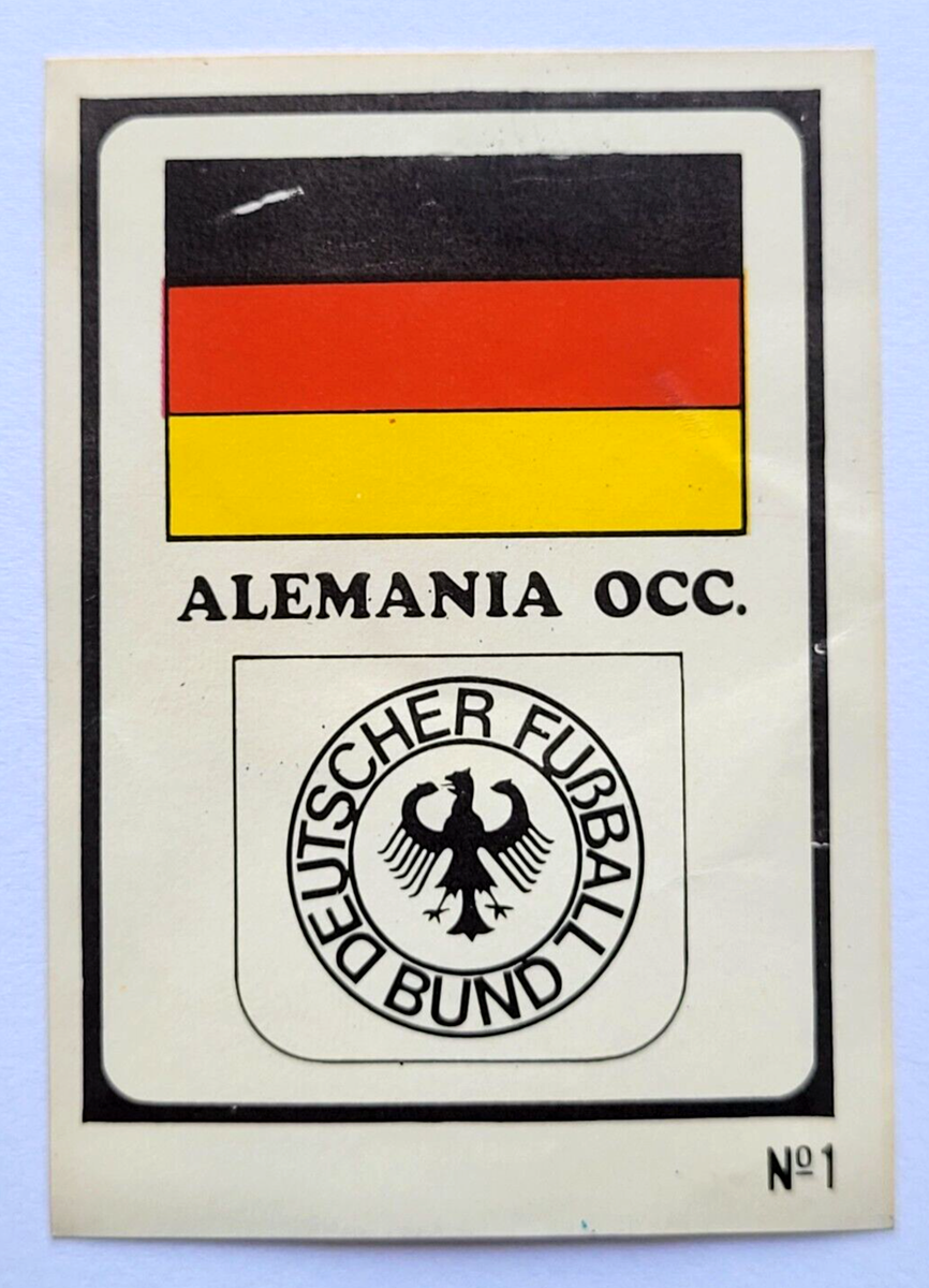 1974 EM Munich World Cup FIFA #001 WEST GERMANY FLAG Germany