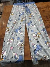 Disney Pooh And Eeyore Pajama Lounge Pants Sleepwear Women Size S