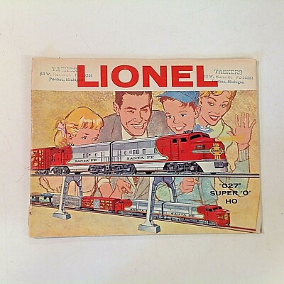 Vintage 1960 LIONEL Model Train Super O 027 HO Color Catalog Stock Car  Track Toy