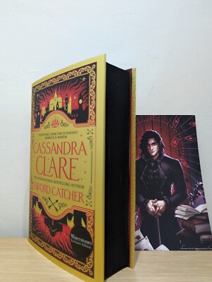 SIGNED Sword Catcher Cassandra Clare 1st Ed 1st Print Sprayed Edges HC New