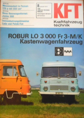 KFT KRAFTFAHRZEUGTECHNIK 8 - 1977 Robur LO 3000 Junior 600 Zastava Polski Fiat E