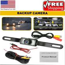 170 Car Rear View Camera HD Reverse Backup Parking 7LED Night Vision Waterproof