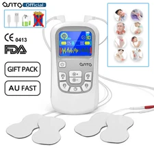 TENS Unit Muscle Stimulator EMS Pulse Massager Rechargeable Machine Pain Relief