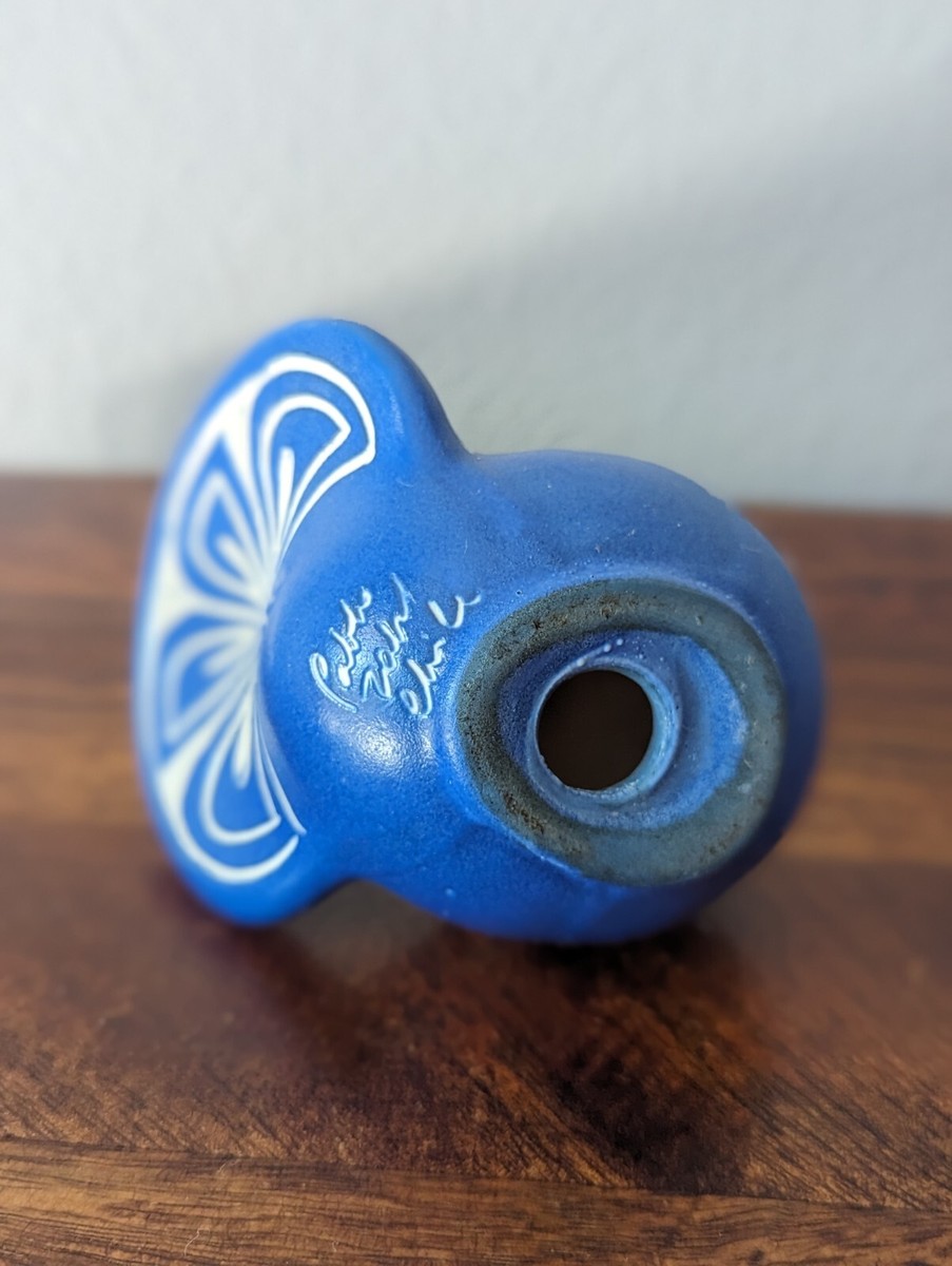 PABLO ZABAL パブロザバル 鳥 孔雀 ピーコック 青釉陶器 ビンテージ PABLO ZABAL パブロザバル 鳥 孔雀 ピーコック 青釉陶器
