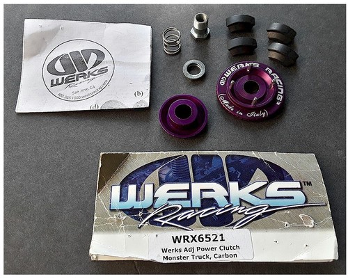 Vintage RC Auto Monster Truck WERKS Racing WRX6521 Carbon Power Kupplung SIEHE + BILDERb4