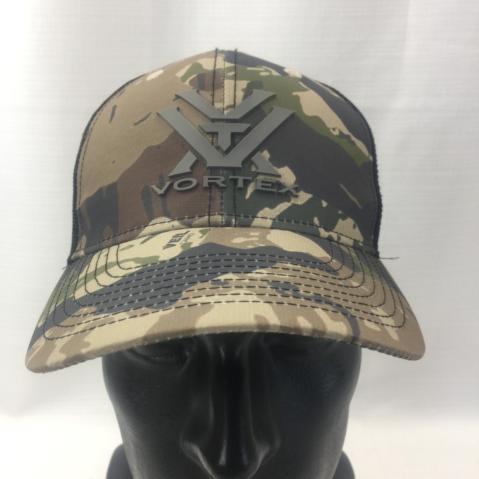 Vortex Optics Logo Veil Camouflage Hat Adjustable Bla… Gem