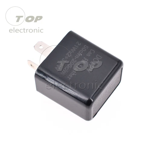 Motorcycle Turn Signal Indicator 12V 2Pin Speed Adjustable LED Relay - Picture 1 of 4
