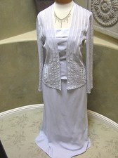 NWOT JADE Jasmine formal occasion evening Mothers MOB Long Dress w/jacket 6/8